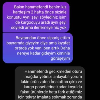 Sipariş Edilen Elbisenin Teslim Edilmemesi Ve Para İadesinde Sorun