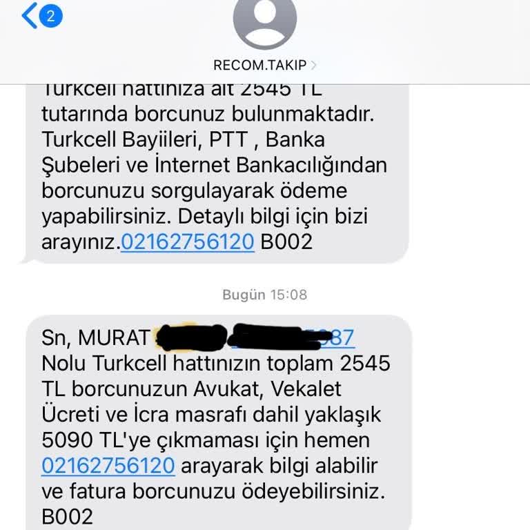 Hizmet Alınmayan Döneme Ait Borç Ve İcra Tehdidi