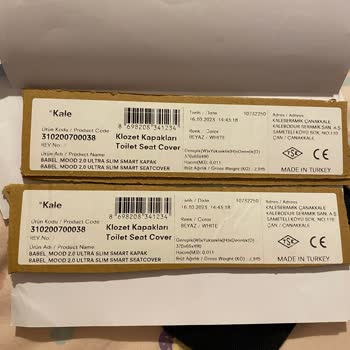 Aldığım Klozet Kapakları Kısa Sürede Sarardı, Değişim Talep Ediyorum