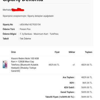 Aldığım Xiaomi Telefon Klon Çıktı Satıcı Sorumluluk Kabul Etmiyor