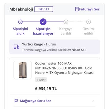 Siparişin Kargolanmaması Ve Satıcının Keyfi İptal Talebi