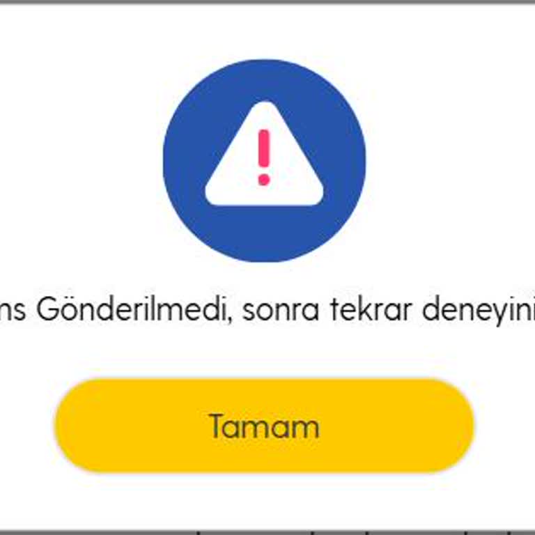 Hesap Doğrulama SMS'i Gelmiyor, Giriş Yapamıyorum