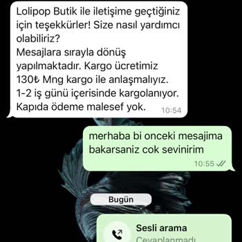 Siparişim İki Haftadır Kargoya Verilmedi Ve İletişim Sağlanamıyor
