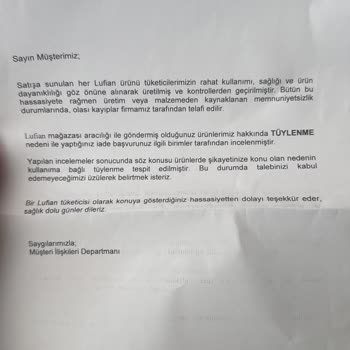 Lufian'dan Aldığım Pantolon 1 Haftada Deforme Oldu, Mağaza İade Talebimi Reddetti