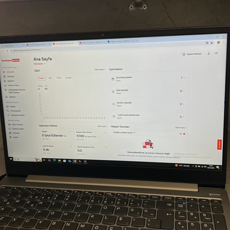Yemeksepeti Partner Paneli Açılmıyor, İletişim Sağlanamıyor