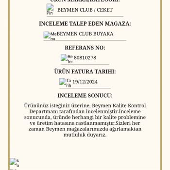 Beyaz Hırkamın Rengi Değişti, Firma Sorumluluk Almadı