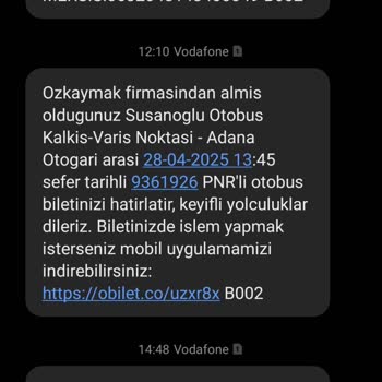 Otobüsün Erken Kalkması Nedeniyle Yolculuk Yapamama Ve Ücret İadesi Talebi