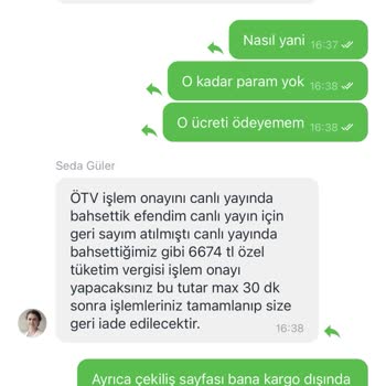 Kazandığım Çekiliş Sonrası Yaşadığım Hayal Kırıklığı Ve Mağduriyet