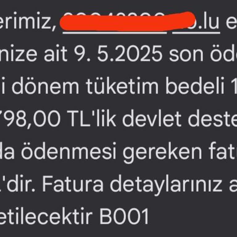 Fatura Son Ödeme Tarihi Haksızca Öne Alındı