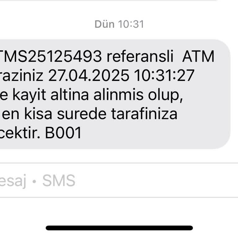 ATM'ye Yatırdığım Param Hesabıma Geçmedi, Mağdur Ediliyorum