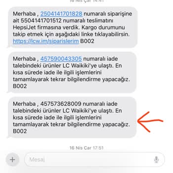 İade Kargom LCW Tarafından Kaybedildi, Mağdur Ediliyorum