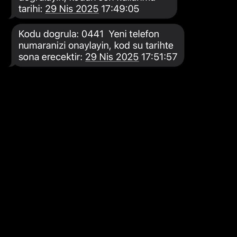 Telefon Numaram İzinsiz Kullanılarak Aktivasyon Kodu Gönderildi