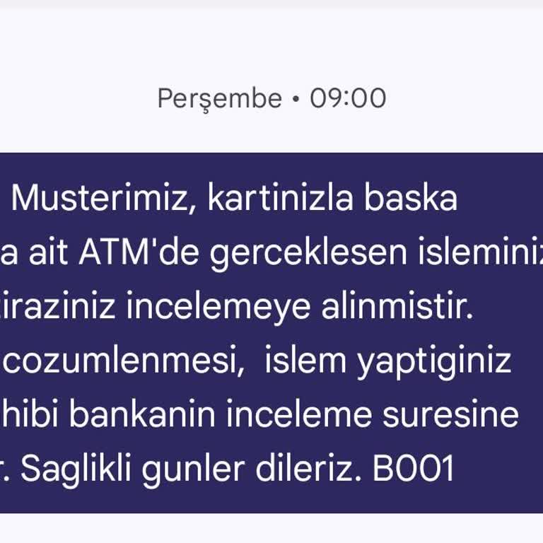 PTT ATM'de Kalan Parama İade Yapılmıyor, Mağduriyetim Giderilmiyor