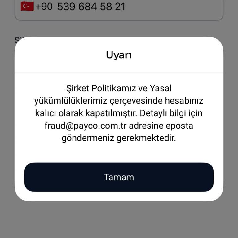 Hesabım Bilgi Verilmeden Kalıcı Olarak Kapatıldı, Geri Dönüş Yapılmıyor