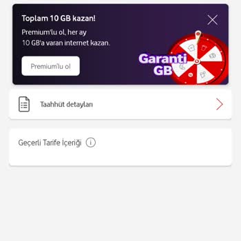 Vodafone Sınırsız Paket Ve Fatura Sorunu