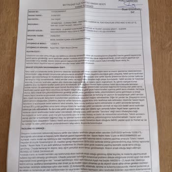 Garanti Kapsamındaki Telefona Ek Ücret Ve Yanıtsız Talep Süreci