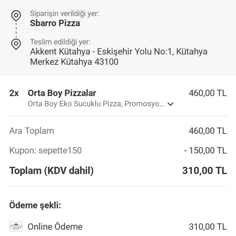 Siparişim Teslim Edilmedi Param Da İade Edilmedi