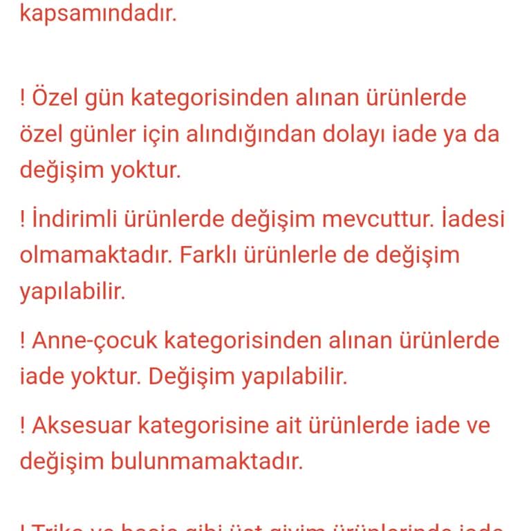 İndirimli Ürünlerde İade Hakkım Reddedildi, Mağdur Oldum