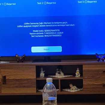 85 Ekran Samsung TV'de Panel Sorunu Ve Yüksek Onarım Maliyeti Mağduriyeti