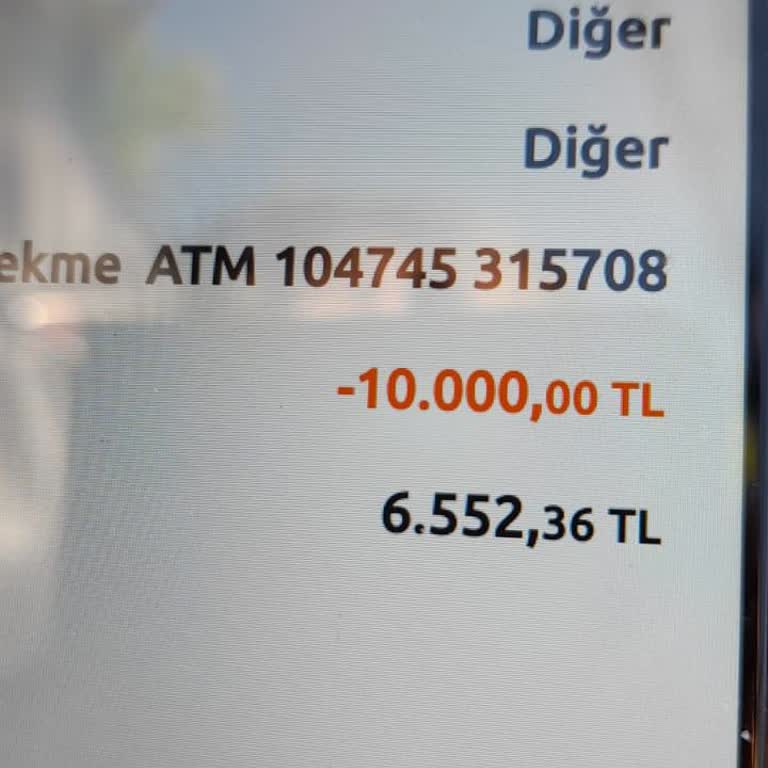 ATM 8000 TL Paramı Vermedi Müşteri Hizmetleri Çözüm Sunmuyor