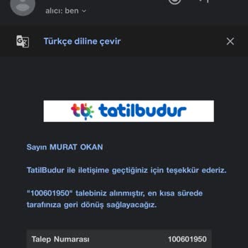 Tatilbudur.com'dan Aldığımız Otel Rezervasyonunda Büyük Hayal Kırıklığı Ve İade Sorunu
