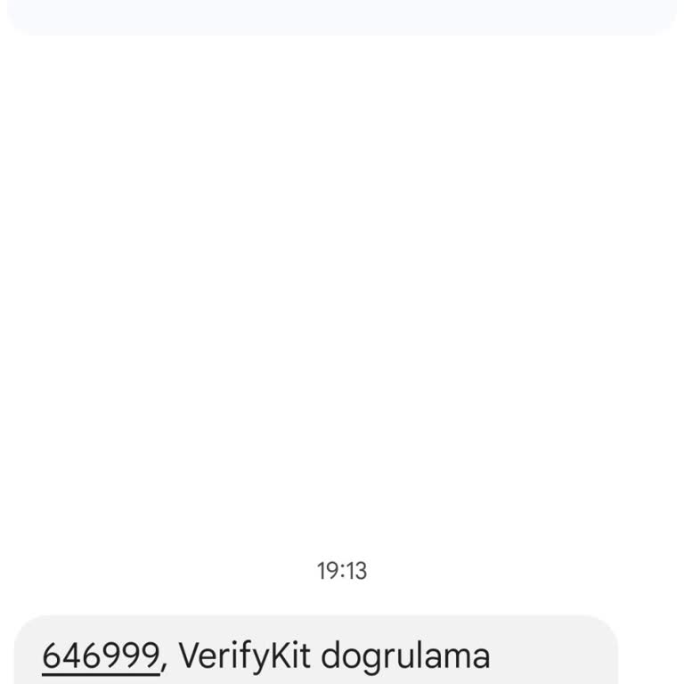 Bilgim Dışında Telefonuma Gelen Doğrulama Kodu Ve Kişisel Bilgilerimin İzinsiz Kullanımı