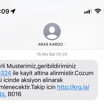Aras Kargo Tarafından Eksik Ve Yanlış Teslimat Sonucu Mağduriyet