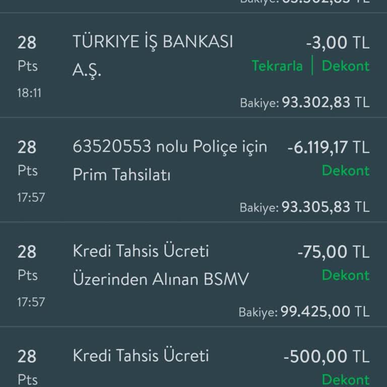 Kredi Sigortası Kesintisinin İptali Ve Para İadesi Talebi