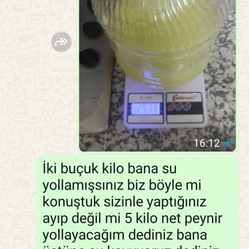 Eksik Ve Su Dolu Peynir Teslimatı Mağduriyeti