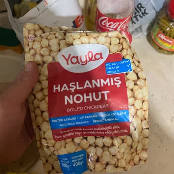 Yayla Haşlanmış Nohutta Yoğun Küf Ve Rutubet Tadı