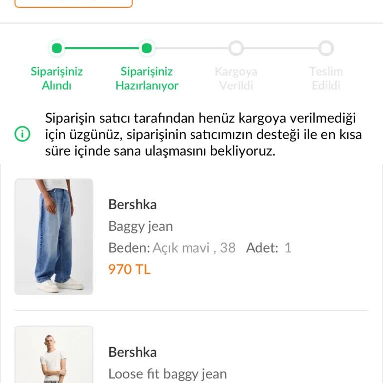 Bershka Siparişim 12 Gündür Kargoya Verilmedi İptal De Edilmiyor