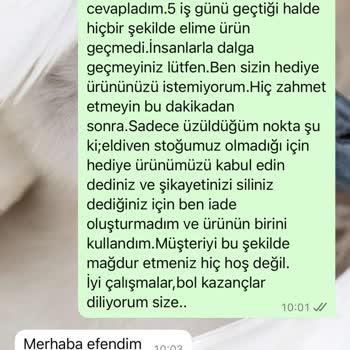 Şikayetimi Sildirdiler, Söz Verdikleri Hediyeyi Göndermediler