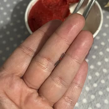 Tatlı Siparişimde Zımba Teliyle Karşılaştım Şaşkınım