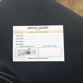 Pierre Cardin Çantanın Yanlış Tamiri Ve Renk Sorunu