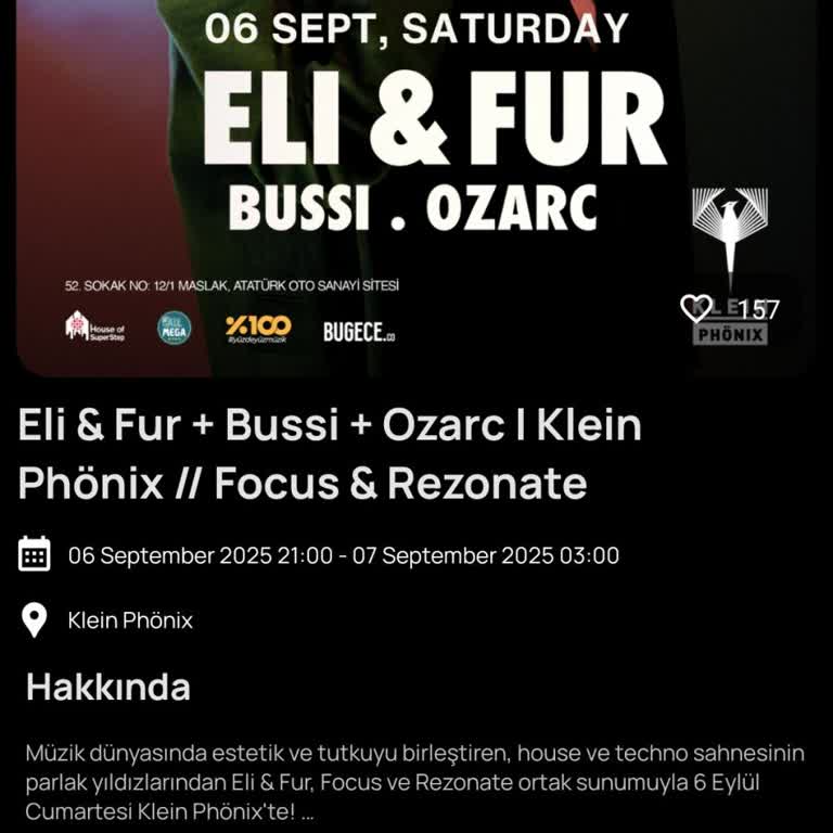 Etkinlik Tarihi Ertelendi, Bilet İadesi Yapılmıyor!