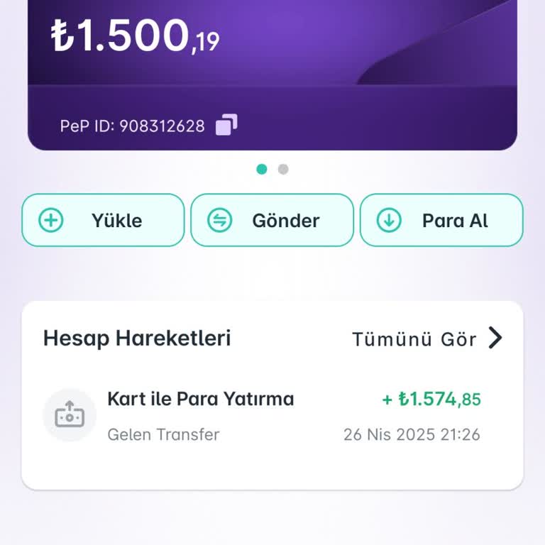 Pep Para Hesabımdaki Paramı Kullanamıyorum, İade Yapılmıyor!
