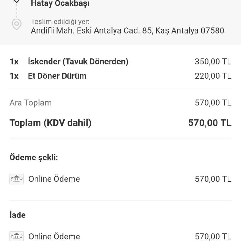 3 Saat Bekletilen Sipariş Ve Yanlış İptal Kaydı Mağduriyeti