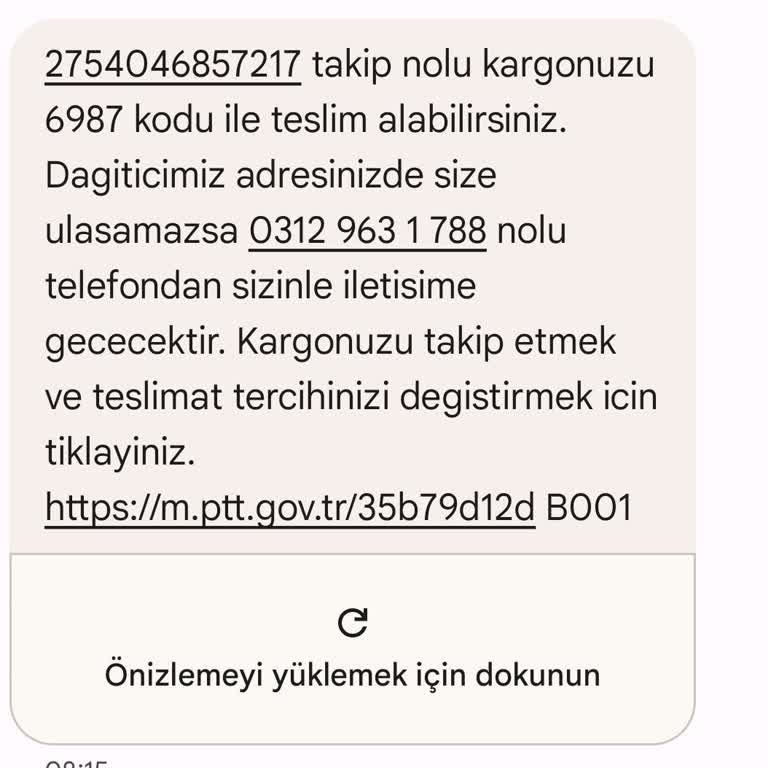 PTT Kargo'nun Kargoları Site Girişine Bırakması Ve Müşteri Hizmetleri Sorunu