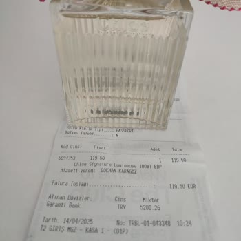 Duty Free'den Alınan Chloe Parfüm Kalıcı Değil İade İstiyorum