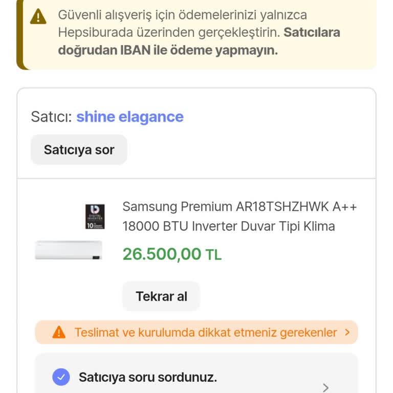 Siparişin Bilgi Verilmeden İptali Ve Müşteri Mağduriyeti