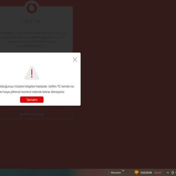 Vodafone Şikayet Sistemi Sürekli Hata Veriyor, Sorunlar Giderilmiyor