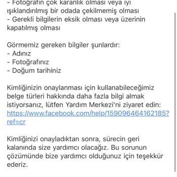 Kimliğim Onaylanmadığı İçin Facebook Hesabıma Erişemiyorum