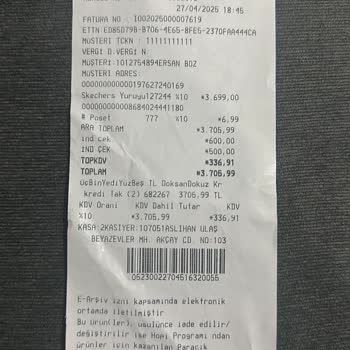 Hopi İndirimi Vaadiyle Yapılan İşlemde Fişte İndirim Görünmüyor