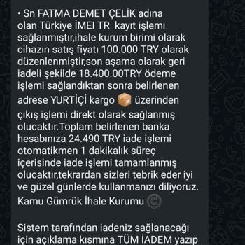 Instagram Üzerinden Telefon Kazandık Diyerek Para Ve Kişisel Bilgi Talebi
