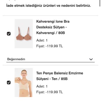 Dagi Online İade İşleminde Kod Sorunu Ve Hata Mesajı