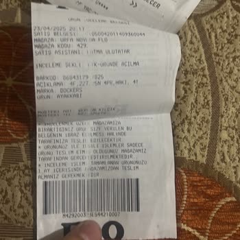 FLO'dan Alınan Dockers Ayakkabıda Açılma Ve Garanti Reddi Mağduriyeti