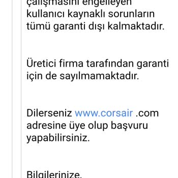 Garanti Süresi İçindeki Ürün Arızası İçin Onarım Talebim Reddedildi