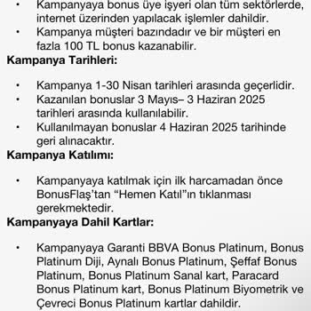 Kampanya Şartlarını Sağlamama Rağmen Bonusum Yatmadı