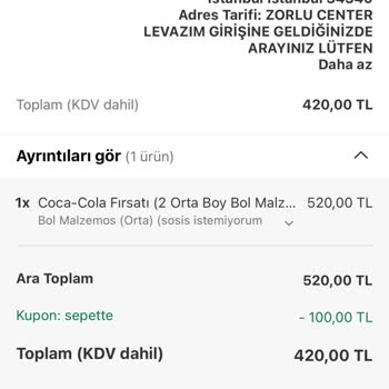 Siparişim Kayboldu, Aç Kaldım Ve Para İadem Yapılmadı!