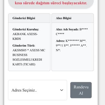 Teslim Edilmeyen Kart Ve İletişim Sorunları Nedeniyle Mağduriyet